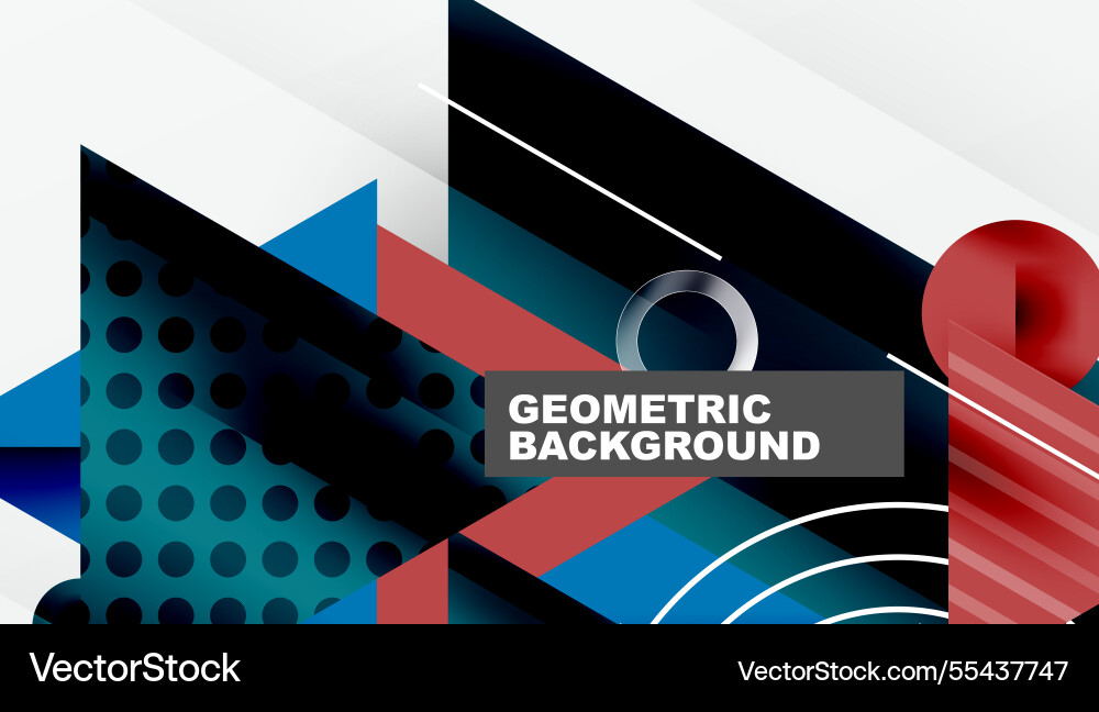 Modern abstract design with overlapping Vector Image