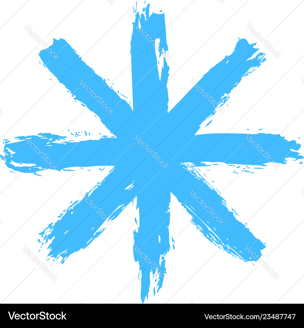 Snowflake 09 from set 01 drawing of a snow flake Snowflake 09 from set 01 drawing of a snow flake vector image