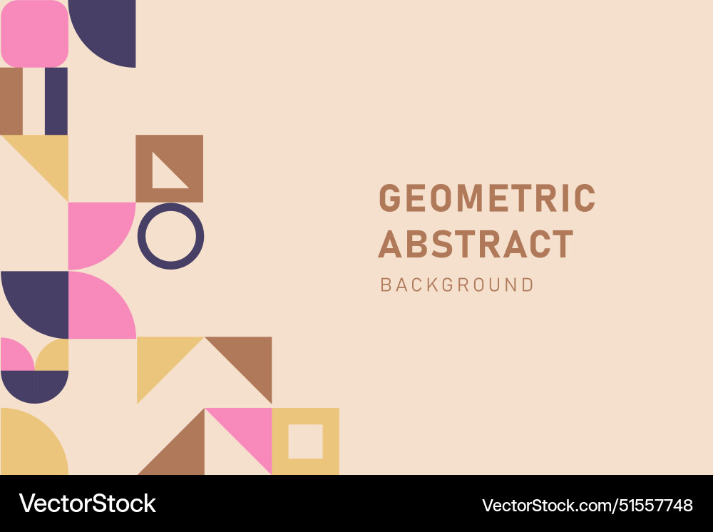 Abstract background with geometric shape texture vector image