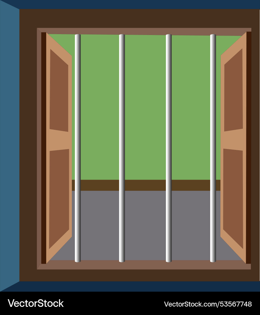Open window design isolated Open window design isolated vector image