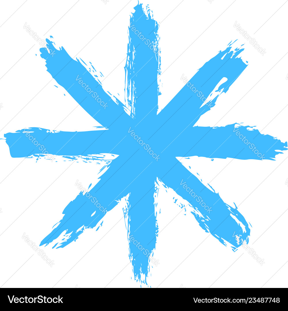 Snowflake 10 from set 01 drawing of a snow flake Snowflake 10 from set 01 drawing of a snow flake Vector Image