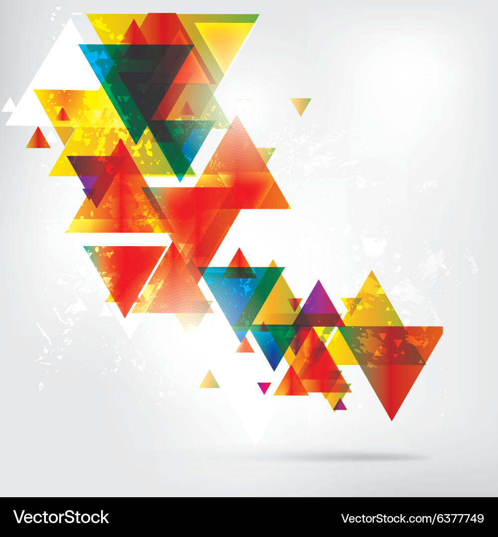 Abstract background with colored elements vector image