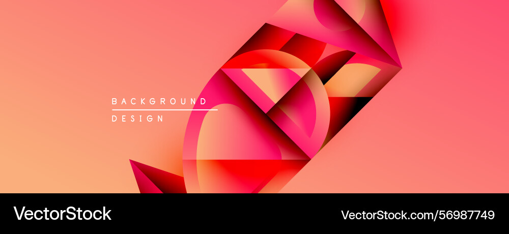 Abstract geometric shapes overlap creating Abstract geometric shapes overlap creating vector image