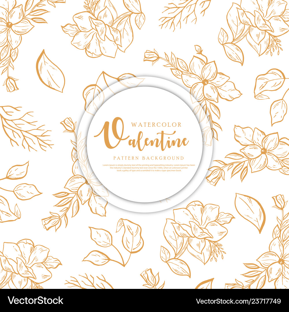 Valentine pattern background Valentine pattern background vector image