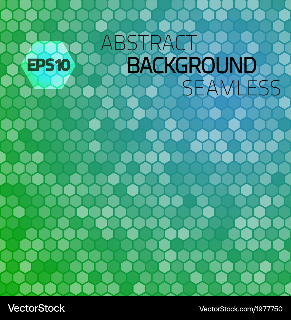 Geometric Hexagon Pattern Background Vector Image