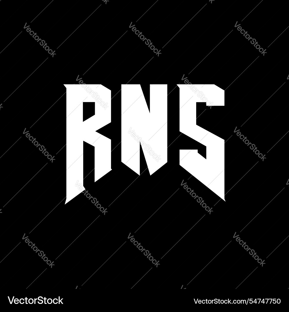 Rns letter logo design for technology company – Royalty-Free Vector |  VectorStock