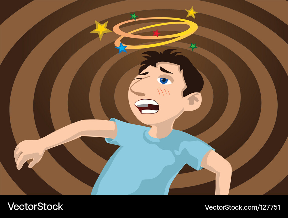 Dizzy Boxer Vector Image