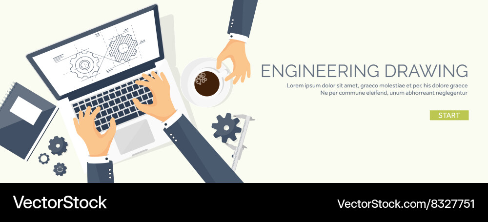 Engineering and architecture Vector Image