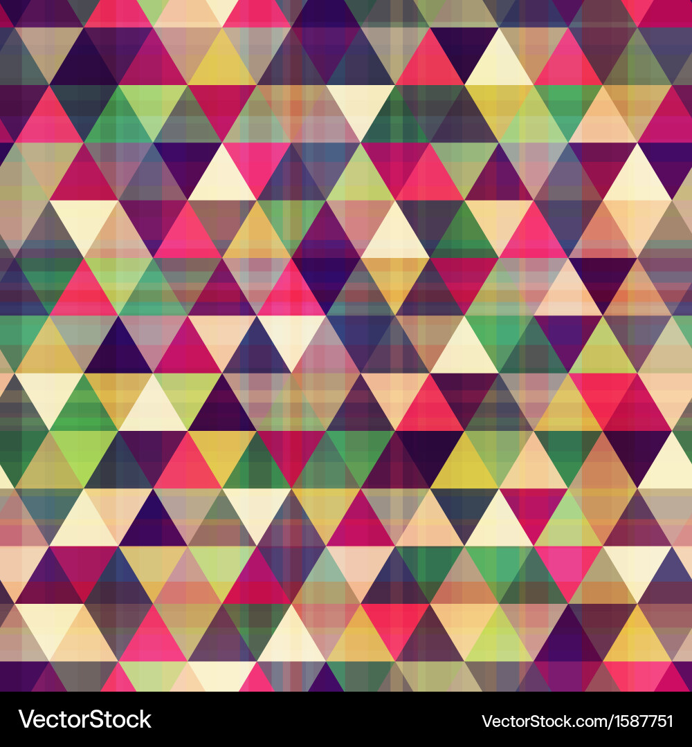 Geometric Triangle Pattern vector image