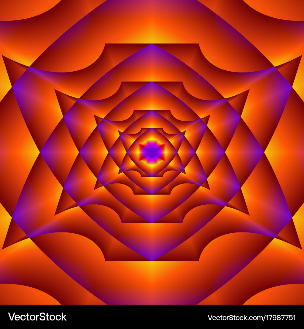 Intricate Polygon Pattern vector image