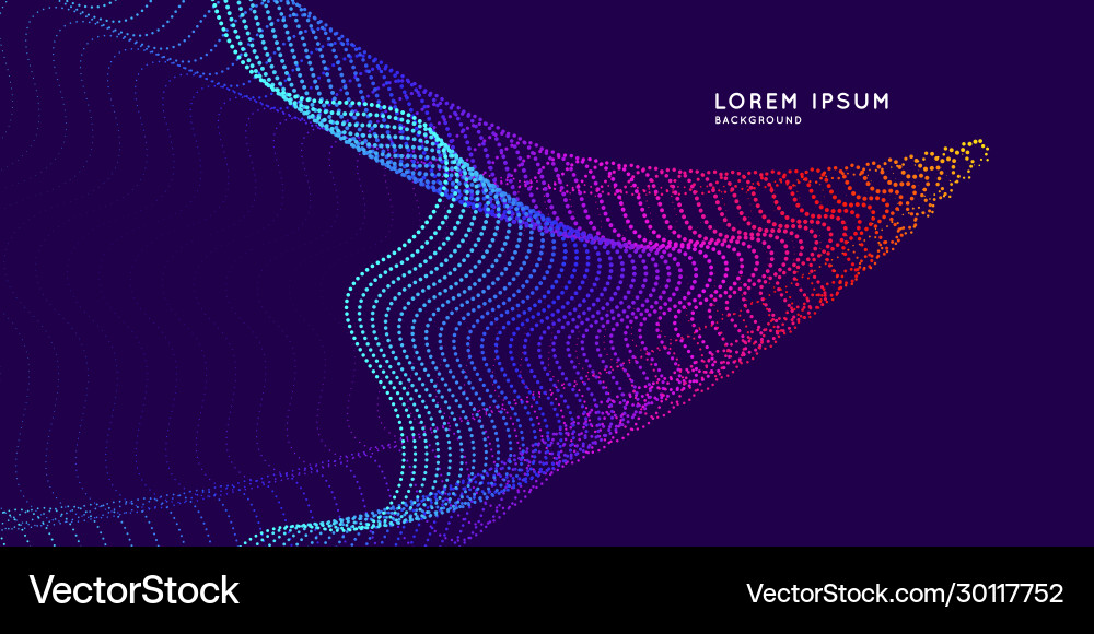 Abstract background with dynamic waves Abstract background with dynamic waves vector image