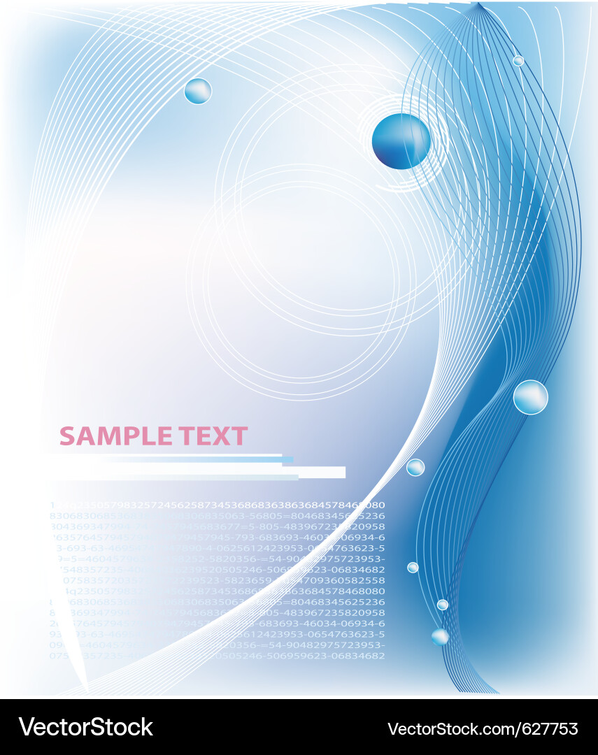Abstract Blue Gradient Background Vector Image