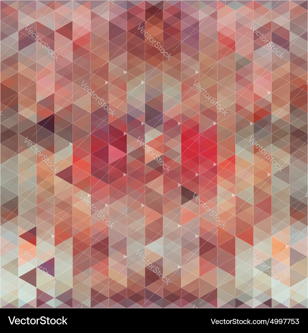 Abstract triangles background for design Vector Image