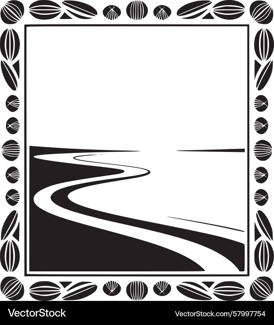 Abstract Water Flow Pattern Vector Image