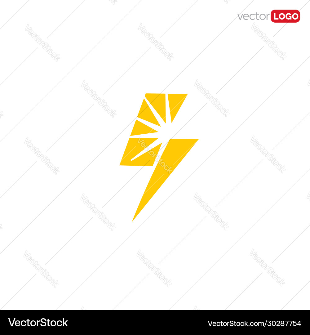 Solar elektrisches Logo Solar elektrisches Logo vektorbild