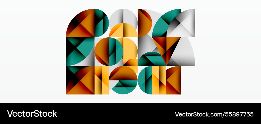 Modern abstract composition with layered circles Modern abstract composition with layered circles vector image