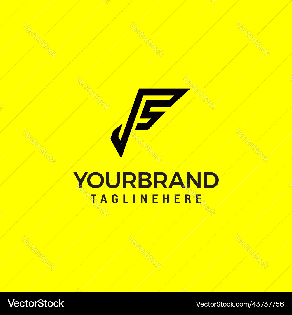 Buchstaben f Logo Vorlage abstraktes Monogrammsymbol Buchstaben f Logo Vorlage abstraktes Monogrammsymbol vektorbild