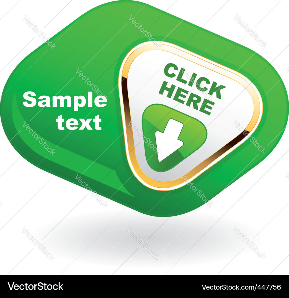 Button for web Vector Image
