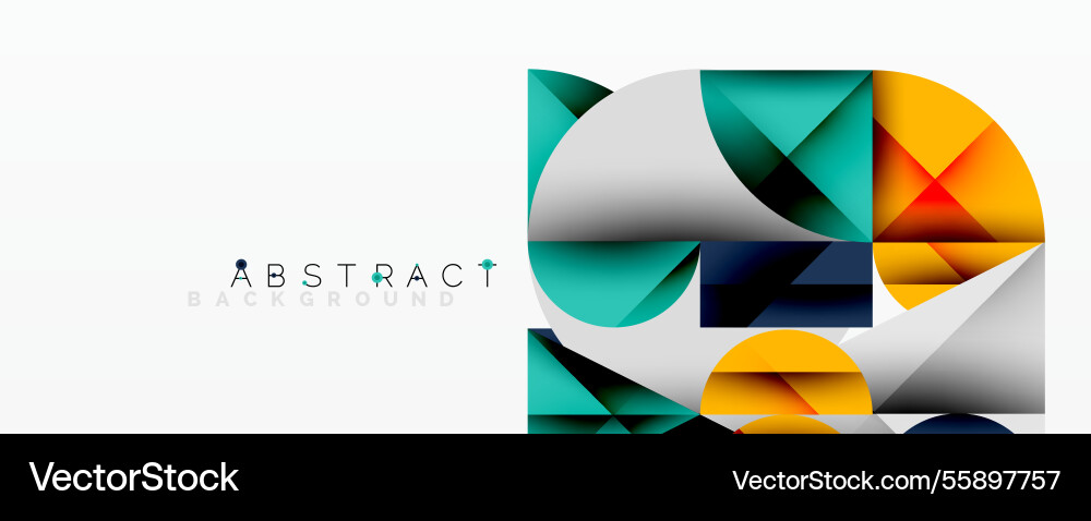 Abstract geometric design with intersecting Vector Image