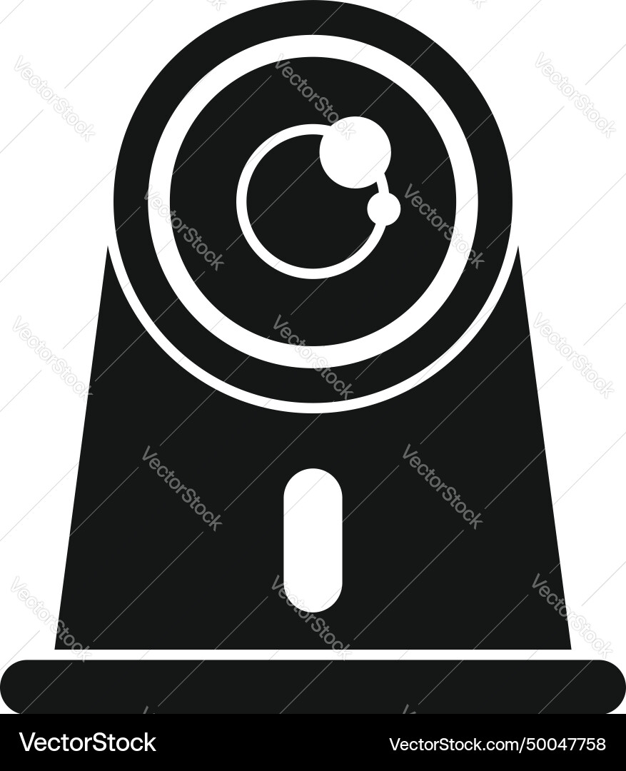 Camera scanner icon simple scan receipt Camera scanner icon simple scan receipt vector image