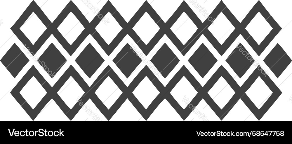 Diamond Grid Pattern Vector Image