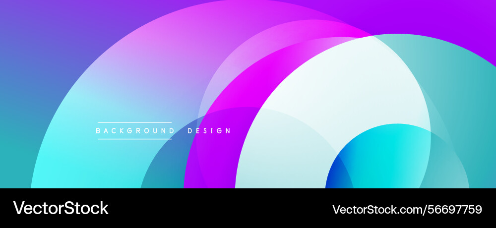Abstract colorful circles overlap creating Abstract colorful circles overlap creating vector image