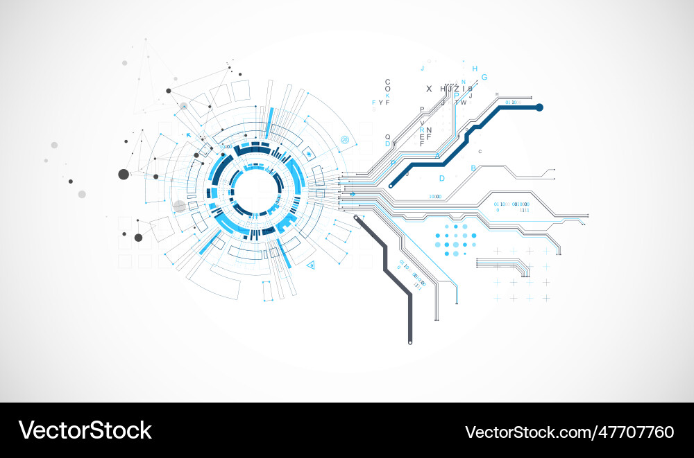 Abstract background with plexus effect scientific Abstract background with plexus effect scientific vector image