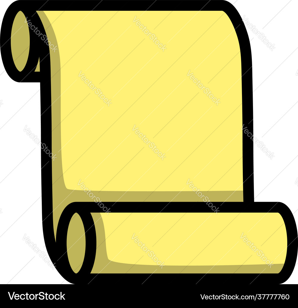 Canvas scroll icon Canvas scroll icon vector image