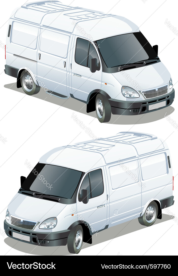 Delivery van Royalty Free Vector Image - VectorStock