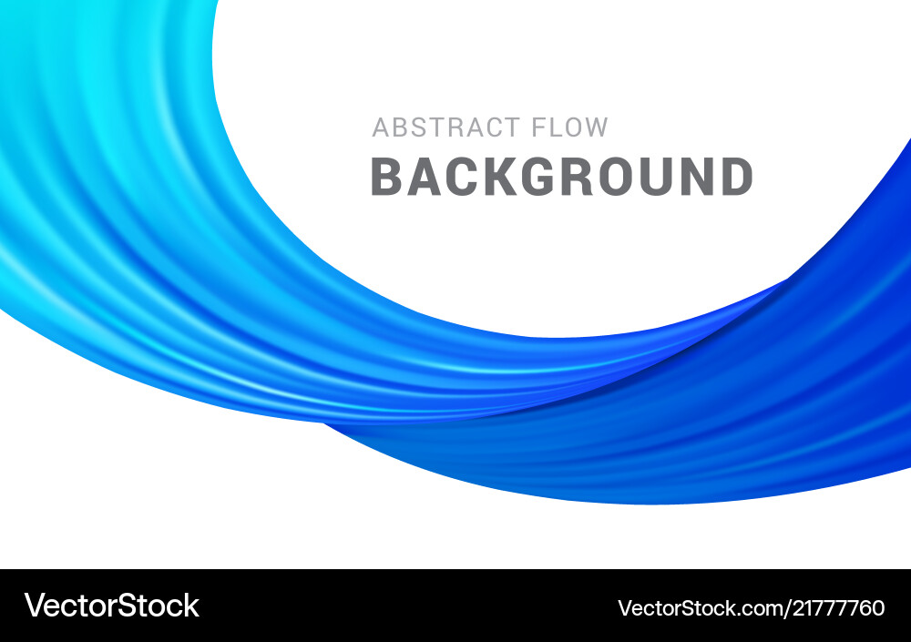 Fluid Abstract Flow Background Royalty Free Vector Image