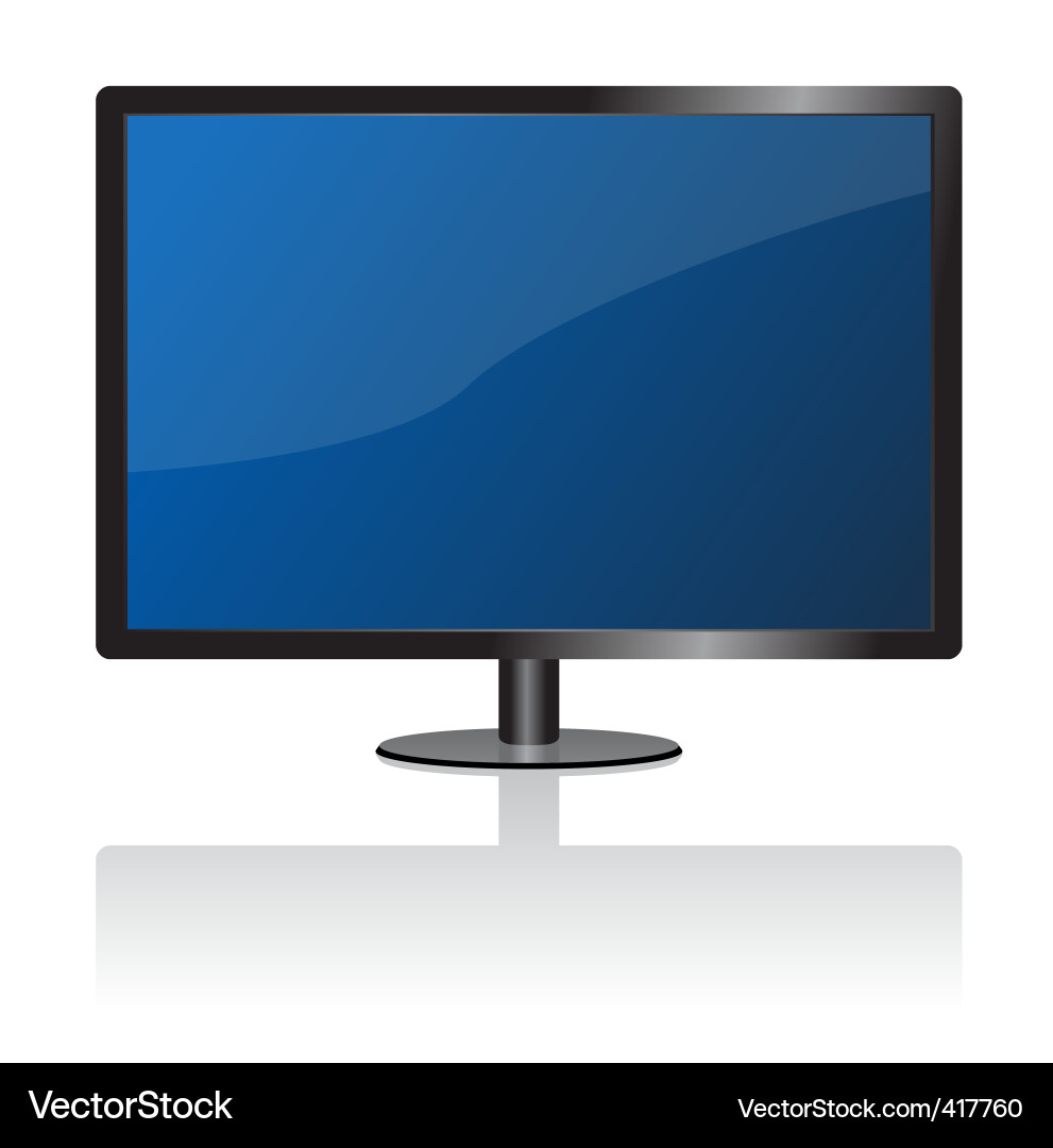 Lcd monitor Vector Image