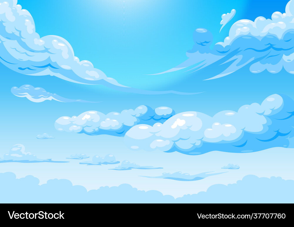 Sky cloud daily Royalty Free Vector Image - VectorStock