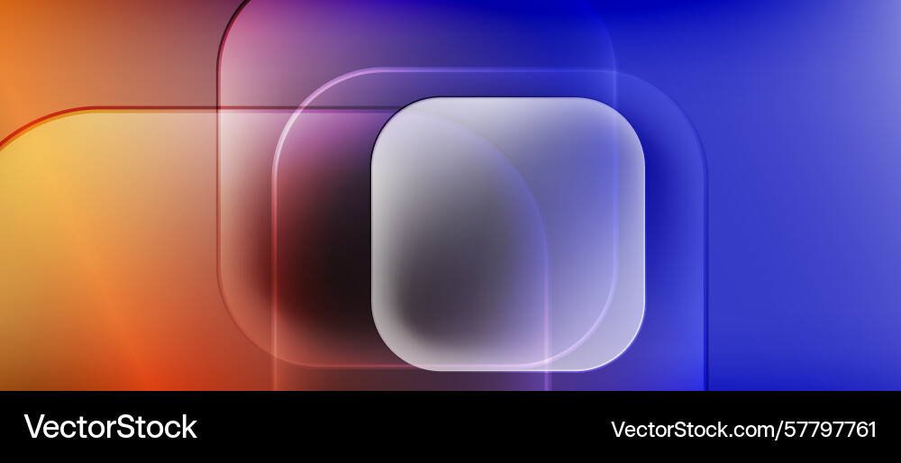 Abstract composition featuring overlapping Abstract composition featuring overlapping Vector Image