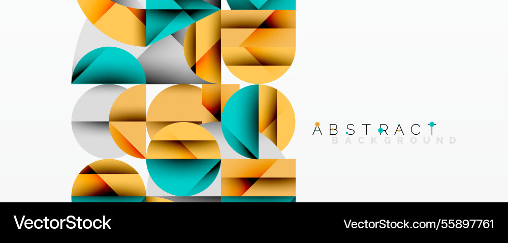 Abstract geometric design with intersecting Abstract geometric design with intersecting Vector Image