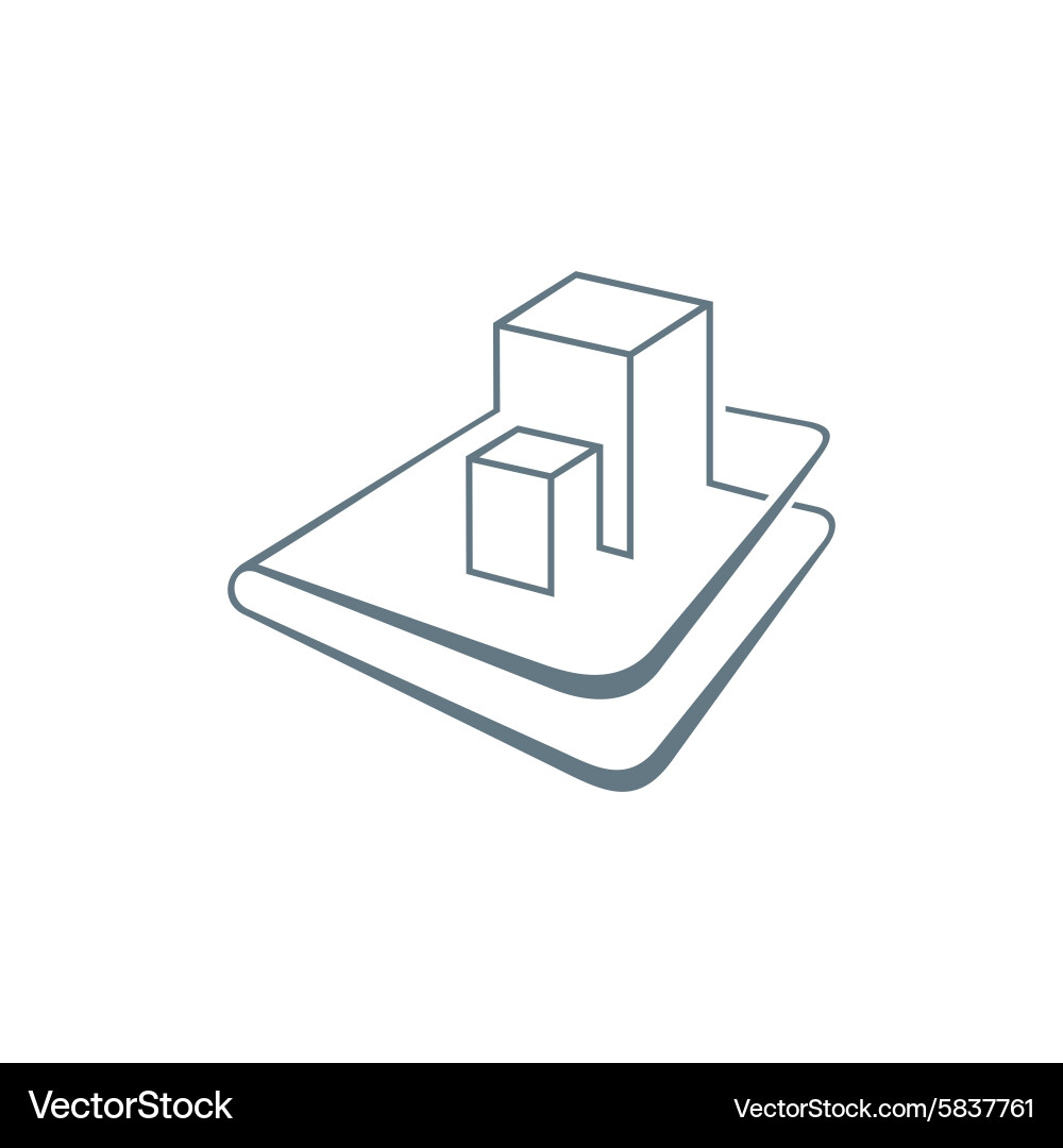 Engineering documentation for construction vector image