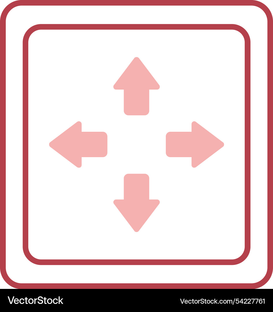 Fullscreen line fill icon Vector Image