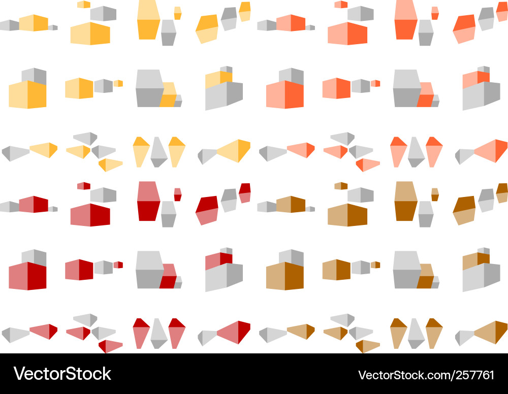 Geometric Construction Icons Vector Image