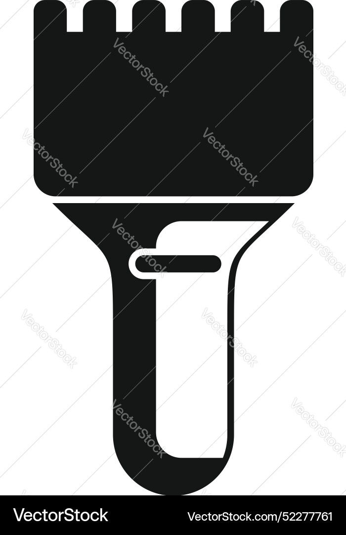 Ice scraper removing from windshield icon Ice scraper removing from windshield icon vector image