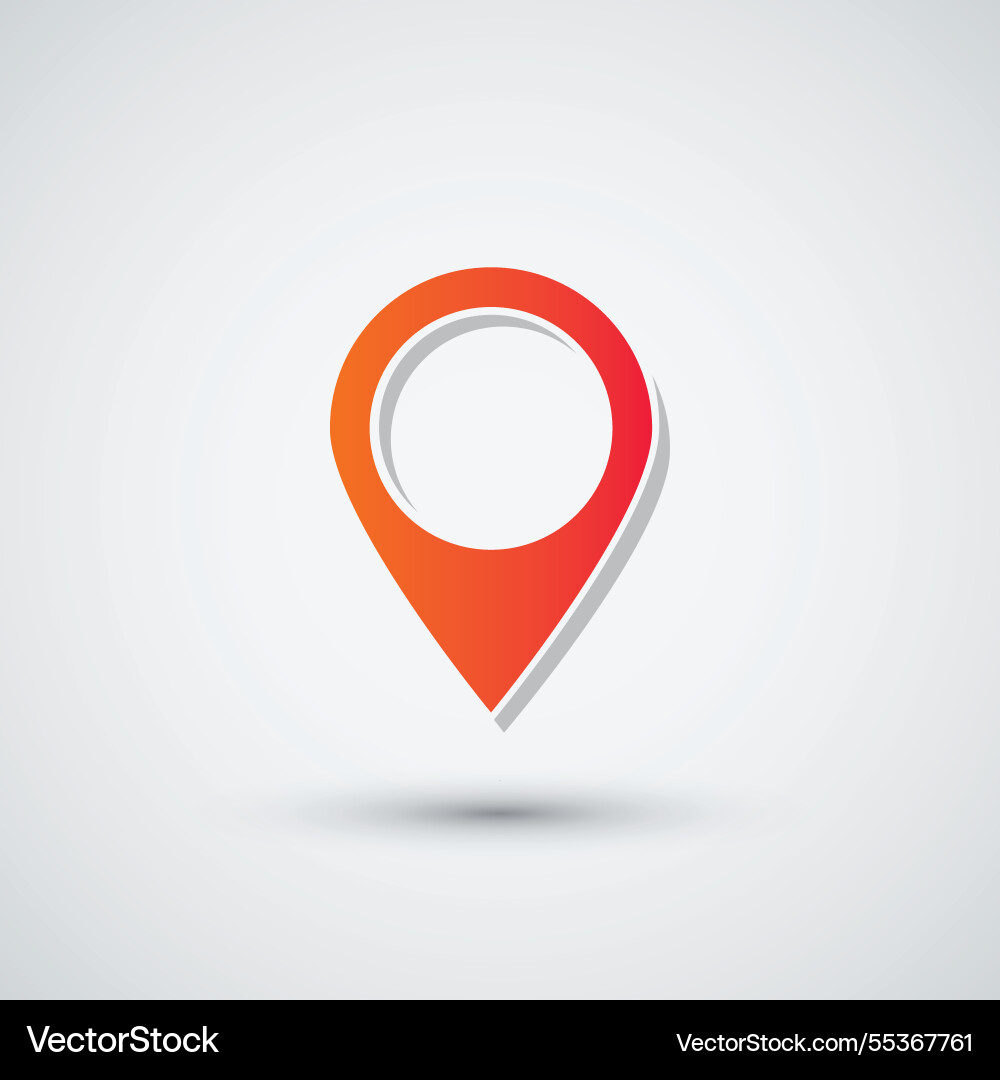 Map logo location icon design template Map logo location icon design template vector image