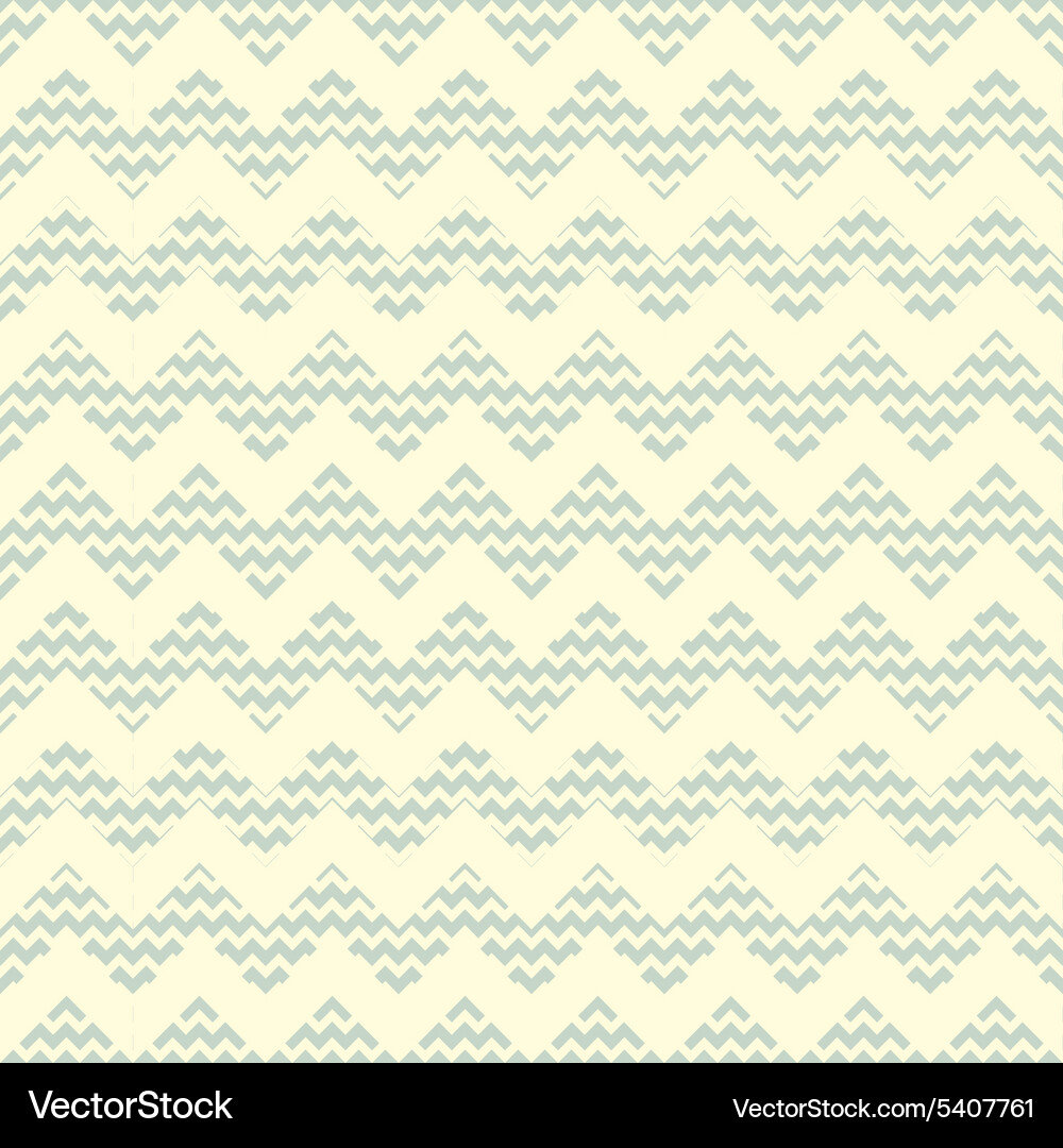 Retro Zigzag Chevron Pattern Vector Image