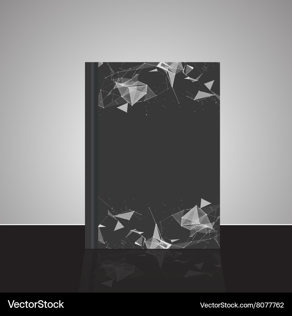 Abstract composition line and triangle Vector Image