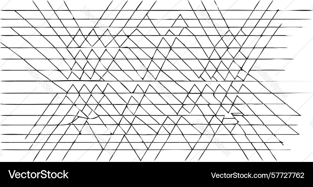 Abstract intersecting line grid pattern modern vector image