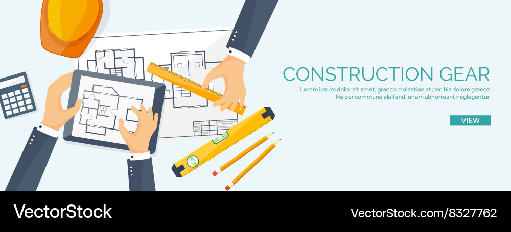 Engineering and architecture Vector Image
