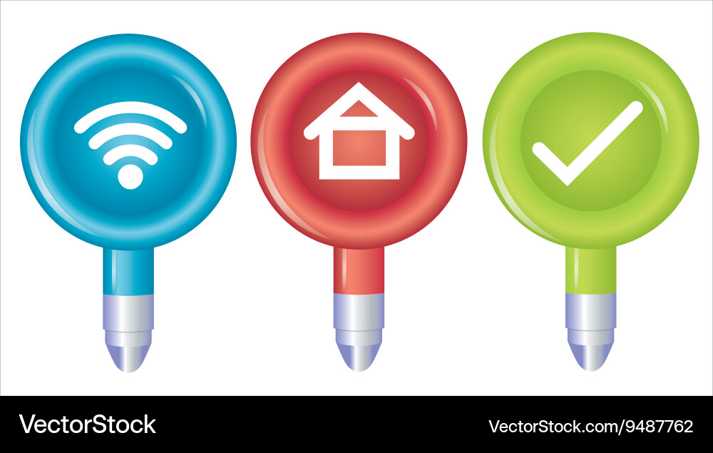 Navigation Pointers Vector Image