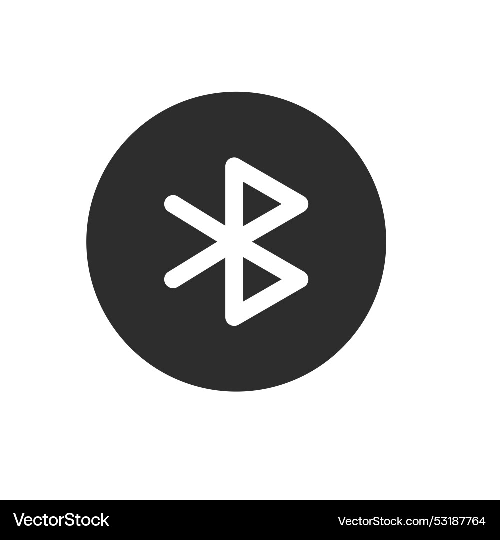 Bluetooth connectivity icon element design Bluetooth connectivity icon element design vector image