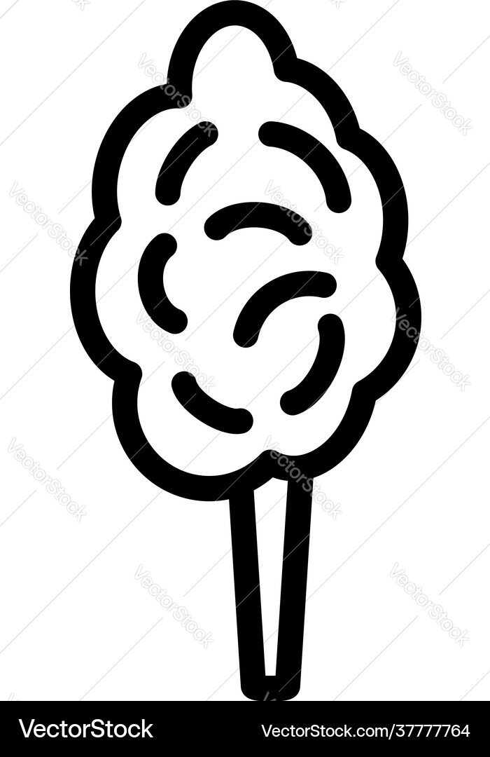 Cotton candy icon Royalty Free Vector Image - VectorStock