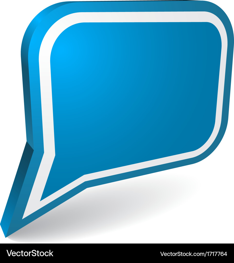 Speech bubble Vector Image