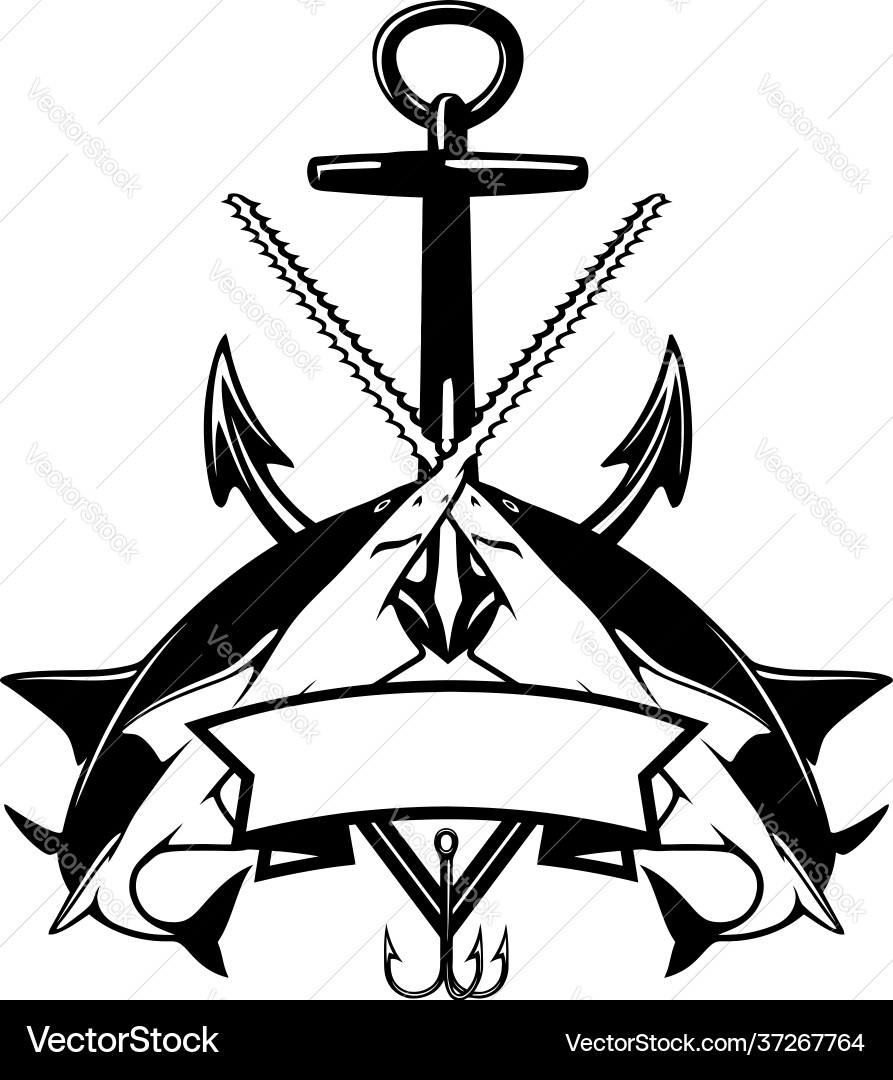 Stilvolle Fischfischen Logo Seefisch Vorlage Stilvolle Fischfischen Logo Seefisch Vorlage vektorbild