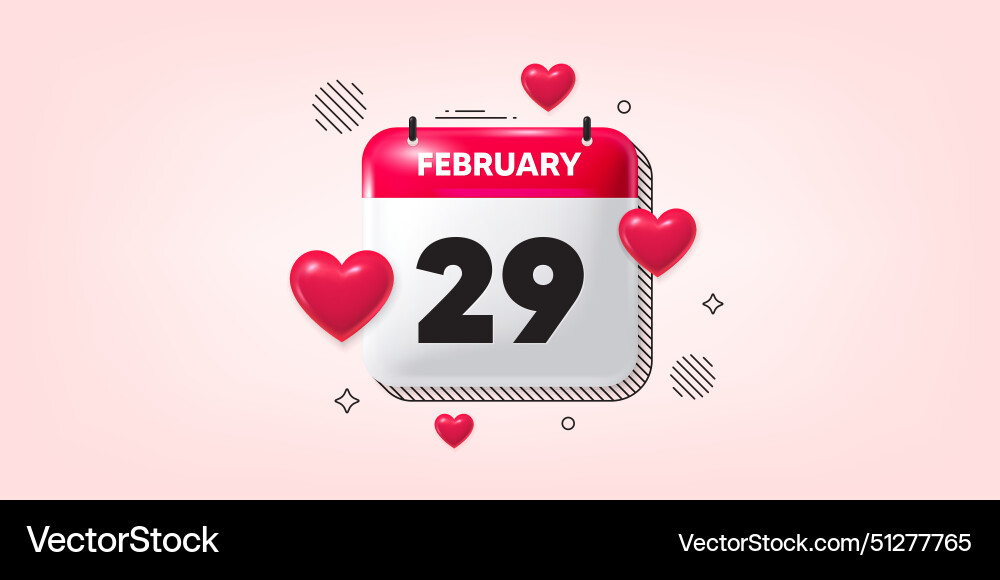 29th day of the month icon event schedule date 29th day of the month icon event schedule date vector image