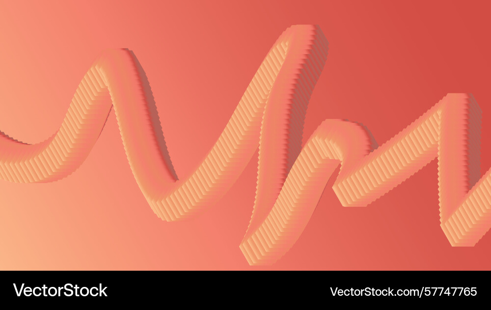 3d flowing blend abstract background color 3d flowing blend abstract background color Vector Image